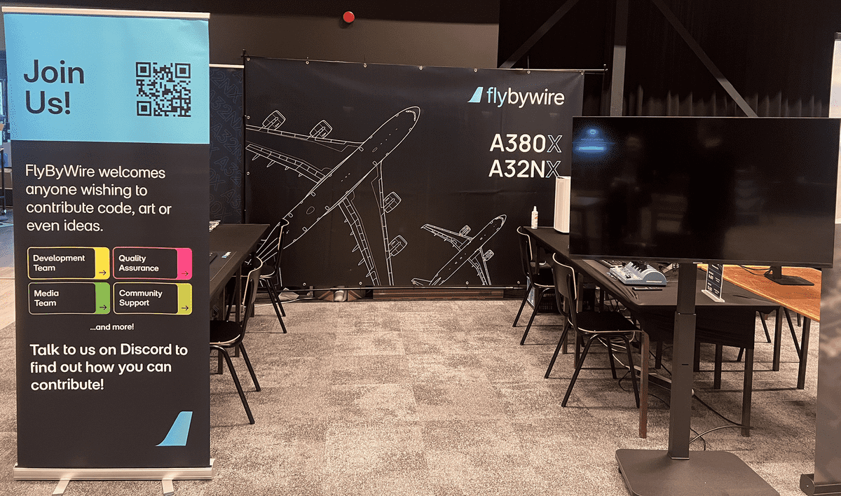 FlyByWire Simulations Booth